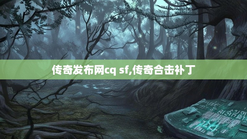 传奇发布网cq sf,传奇合击补丁