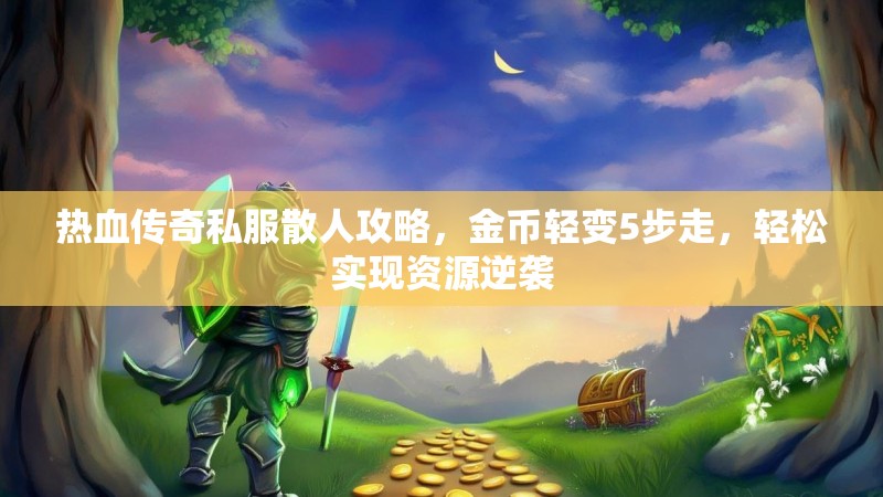 热血传奇私服散人攻略，金币轻变5步走，轻松实现资源逆袭
