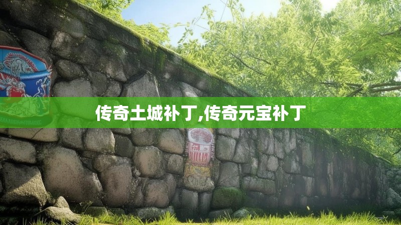 传奇土城补丁,传奇元宝补丁