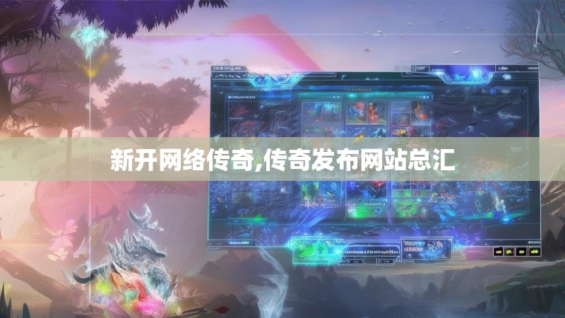 新开网络传奇,传奇发布网站总汇