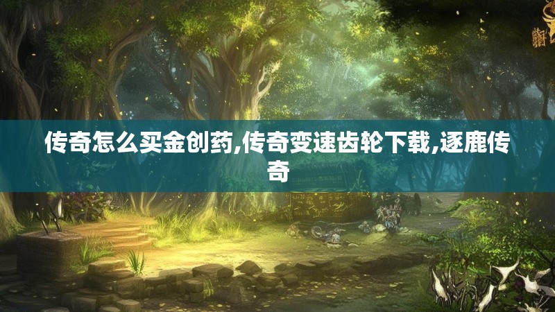 传奇怎么买金创药,传奇变速齿轮下载,逐鹿传奇