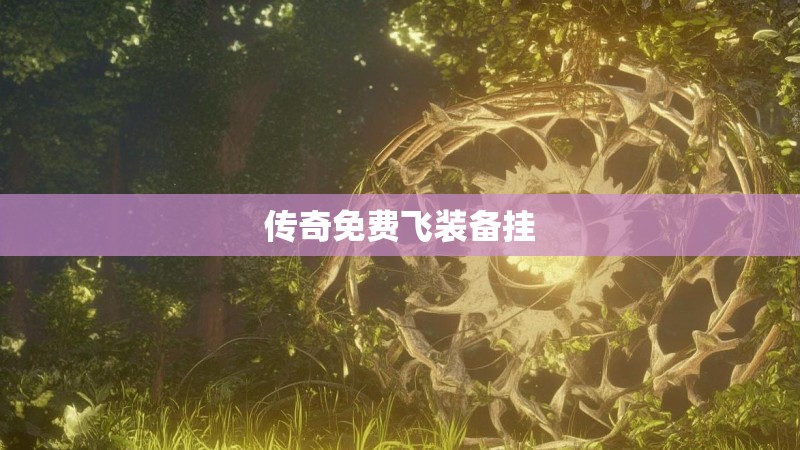 传奇免费飞装备挂