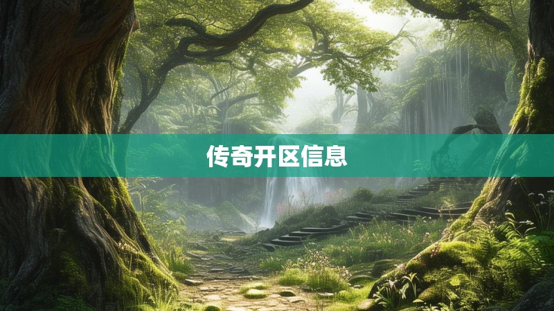传奇开区信息