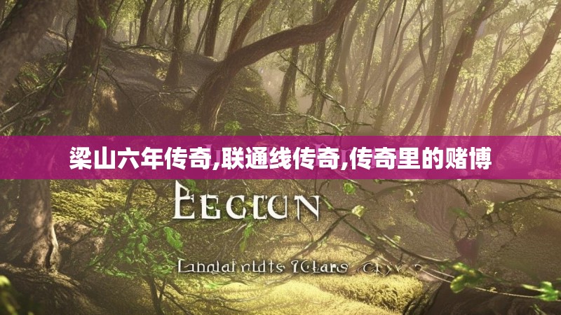 梁山六年传奇,联通线传奇,传奇里的赌博