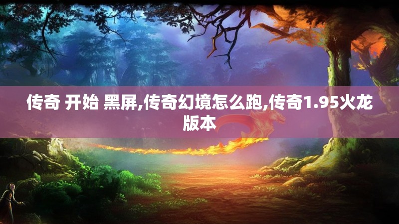 传奇 开始 黑屏,传奇幻境怎么跑,传奇1.95火龙版本