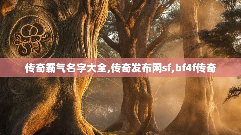传奇霸气名字大全,传奇发布网sf,bf4f传奇