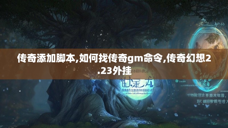 传奇添加脚本,如何找传奇gm命令,传奇幻想2.23外挂