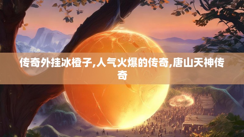 传奇外挂冰橙子,人气火爆的传奇,唐山天神传奇