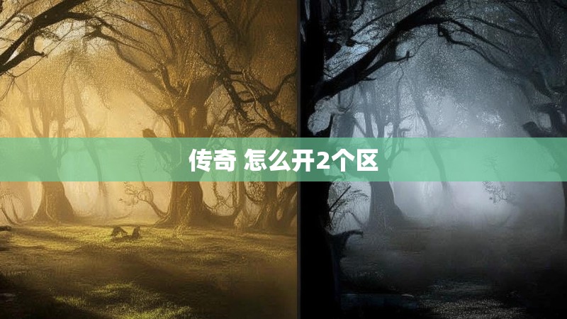 传奇 怎么开2个区