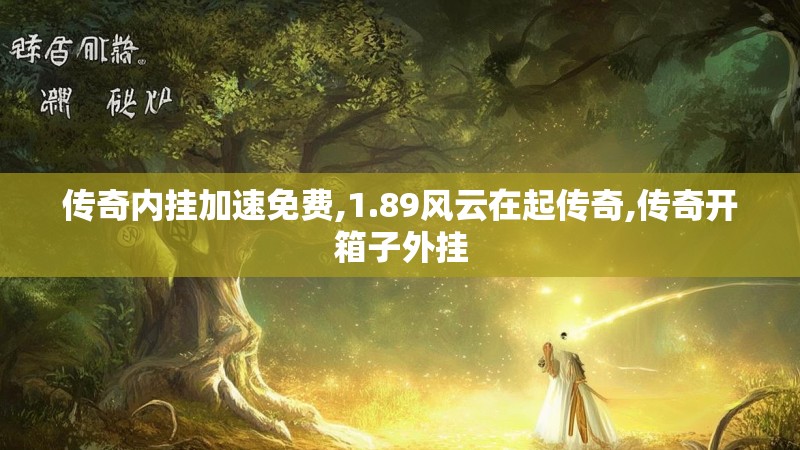 传奇内挂加速免费,1.89风云在起传奇,传奇开箱子外挂