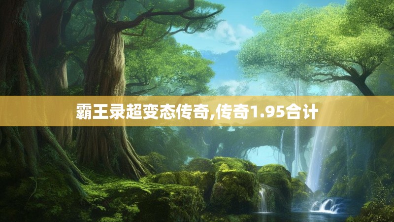 霸王录超变态传奇,传奇1.95合计