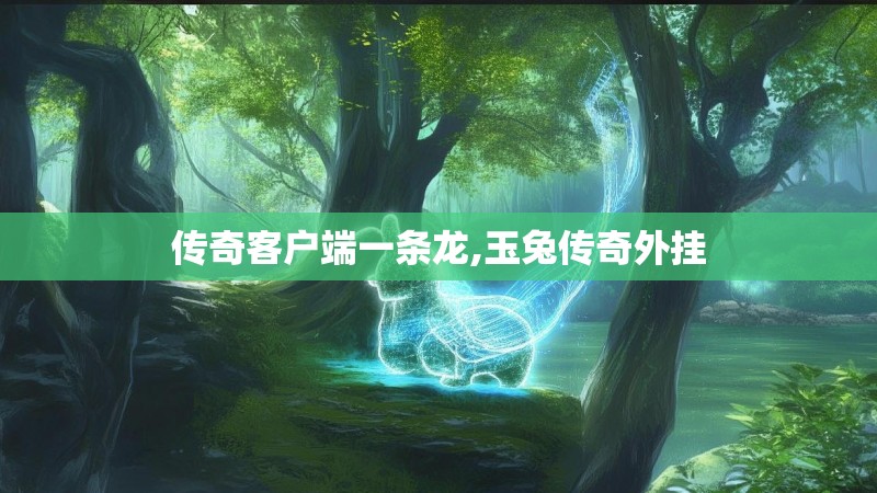 传奇客户端一条龙,玉兔传奇外挂