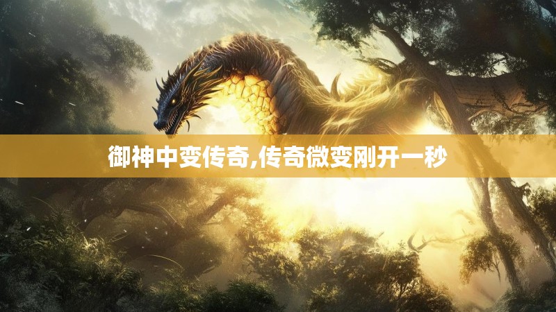 御神中变传奇,传奇微变刚开一秒