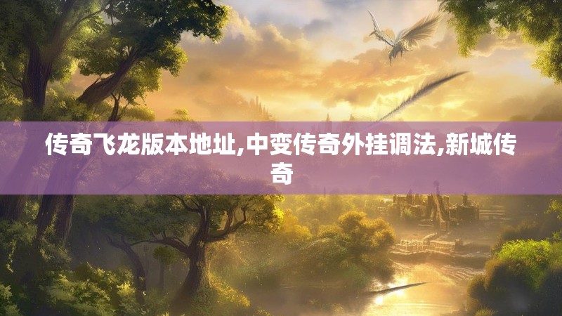 传奇飞龙版本地址,中变传奇外挂调法,新城传奇
