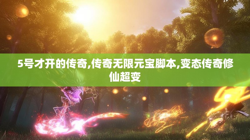 5号才开的传奇,传奇无限元宝脚本,变态传奇修仙超变