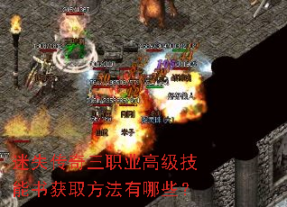 迷失传奇三职业高级技能书获取方法有哪些？