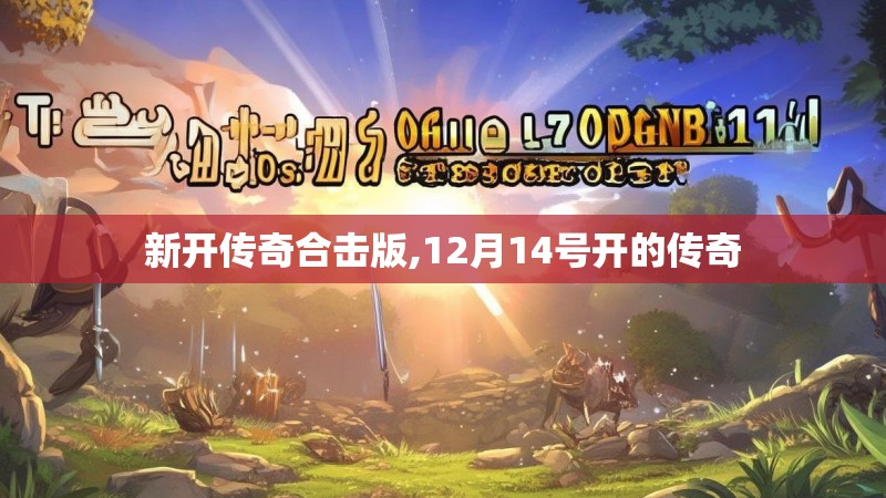 新开传奇合击版,12月14号开的传奇