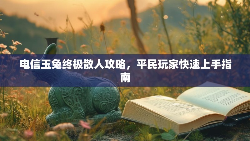 电信玉兔终极散人攻略，平民玩家快速上手指南