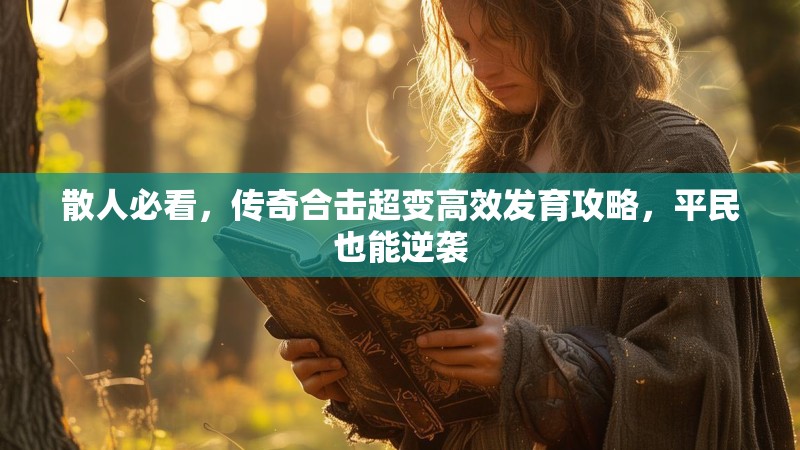 散人必看，传奇合击超变高效发育攻略，平民也能逆袭