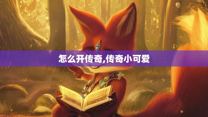 怎么开传奇,传奇小可爱