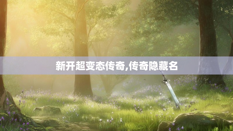新开超变态传奇,传奇隐藏名