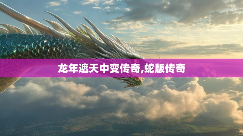 龙年遮天中变传奇,蛇版传奇