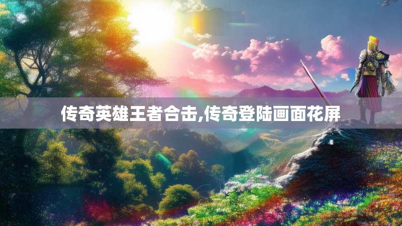 传奇英雄王者合击,传奇登陆画面花屏