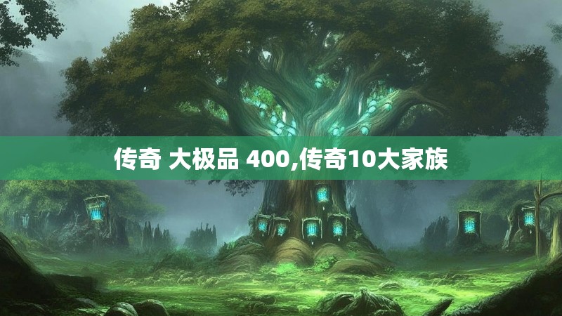 传奇 大极品 400,传奇10大家族