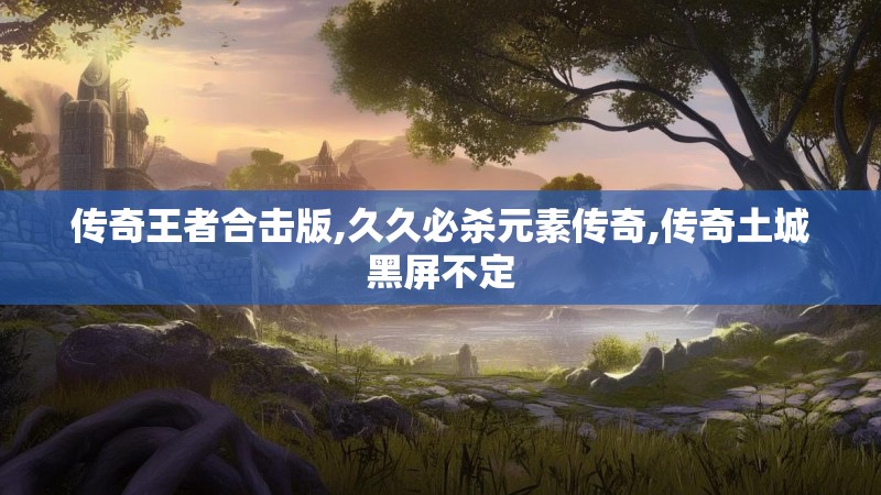传奇王者合击版,久久必杀元素传奇,传奇土城黑屏不定