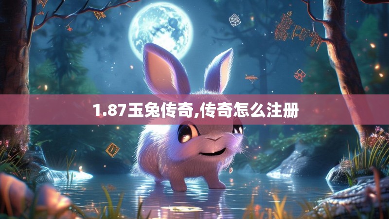 1.87玉兔传奇,传奇怎么注册