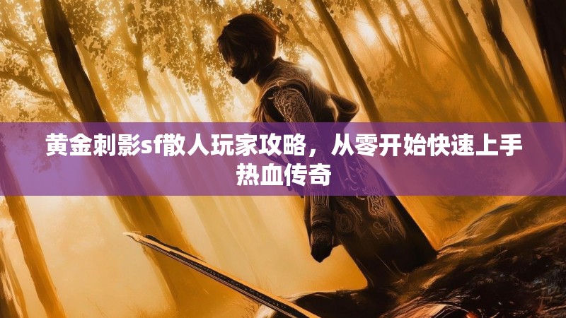 黄金刺影sf散人玩家攻略，从零开始快速上手热血传奇