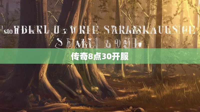 传奇8点30开服 传奇8点30开服