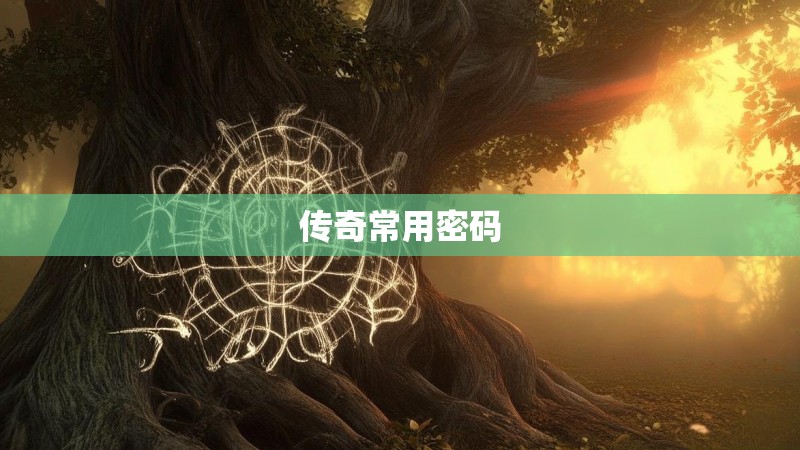 传奇常用密码