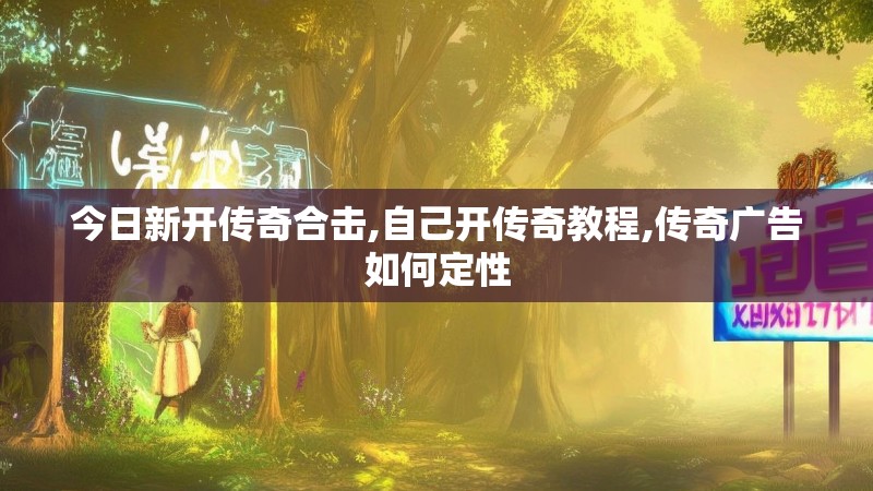 今日新开传奇合击,自己开传奇教程,传奇广告如何定性 今日新开传奇合击,自己开传奇教程,传奇广告如何定性