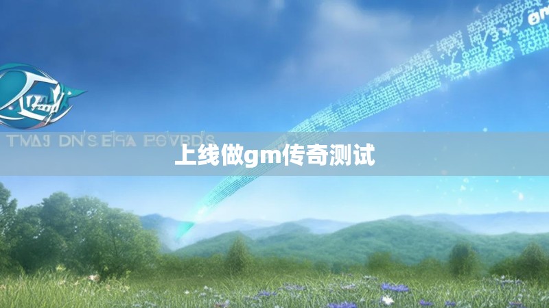 上线做gm传奇测试