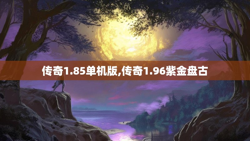 传奇1.85单机版,传奇1.96紫金盘古