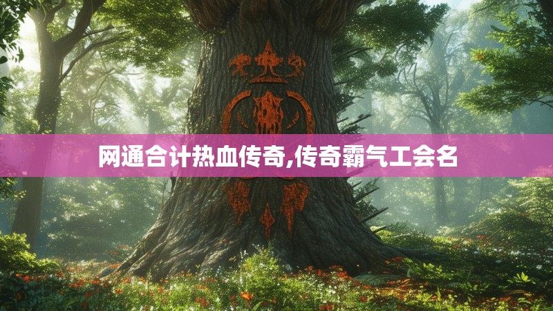 网通合计热血传奇,传奇霸气工会名