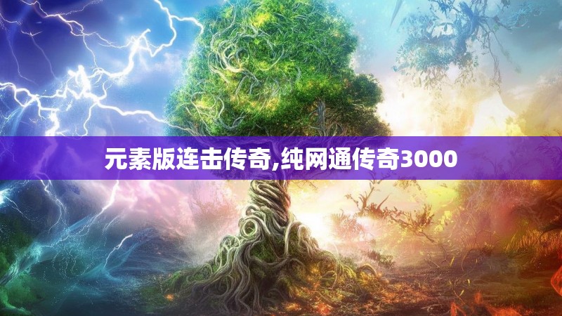 元素版连击传奇,纯网通传奇3000