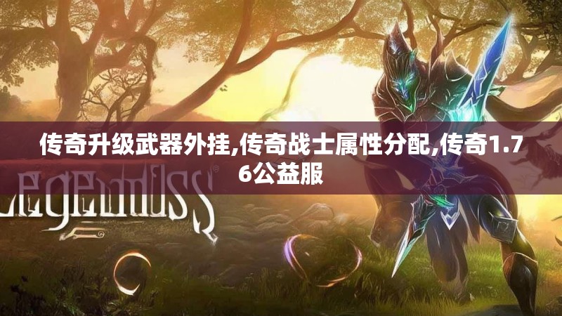 传奇升级武器外挂,传奇战士属性分配,传奇1.76公益服