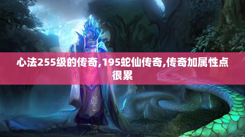 心法255级的传奇,195蛇仙传奇,传奇加属性点很累