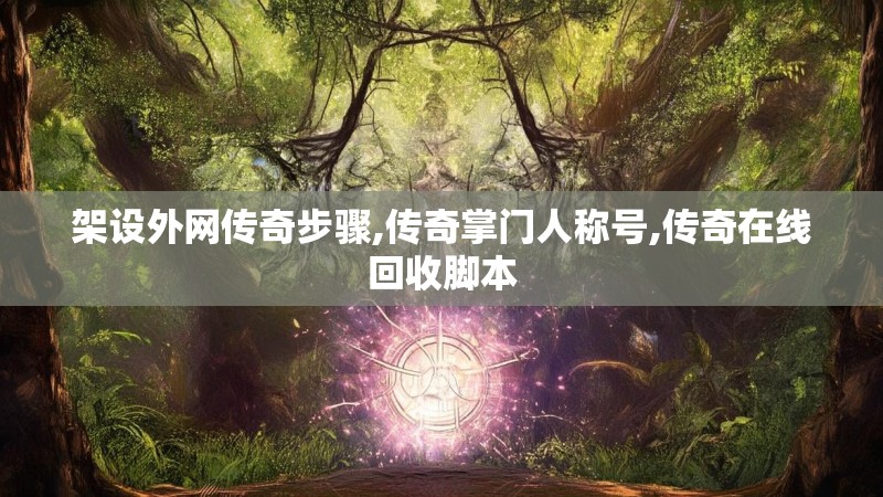 架设外网传奇步骤,传奇掌门人称号,传奇在线回收脚本