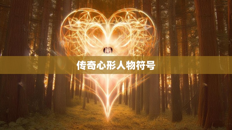 传奇心形人物符号