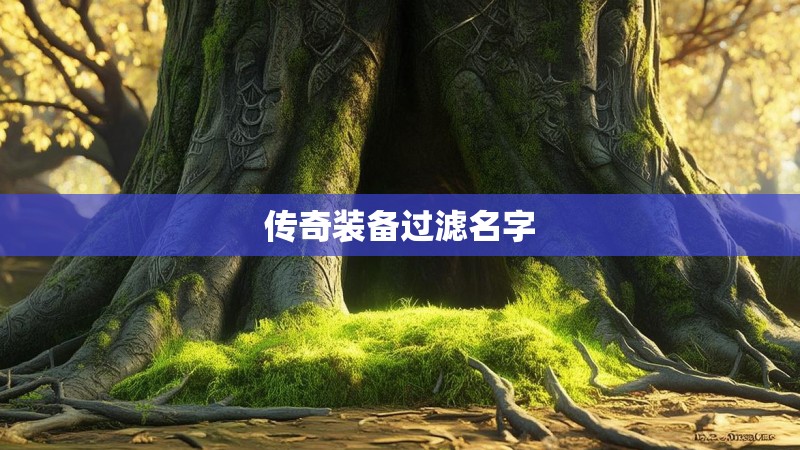 传奇装备过滤名字