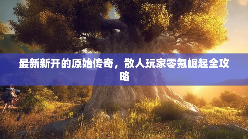 最新新开的原始传奇，散人玩家零氪崛起全攻略