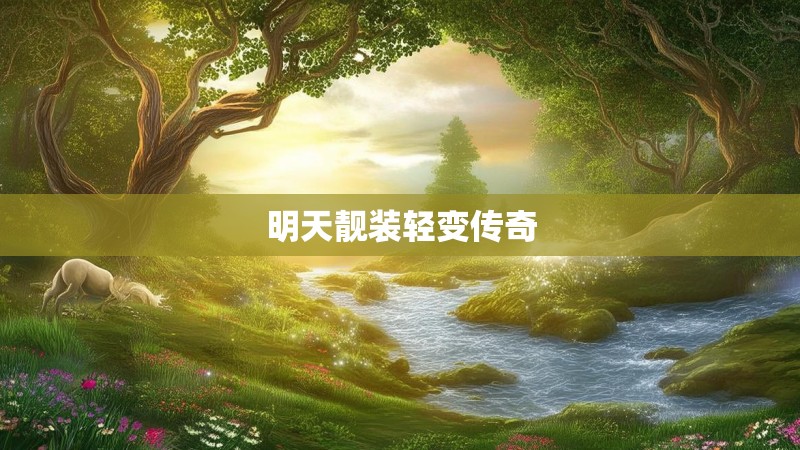 明天靓装轻变传奇