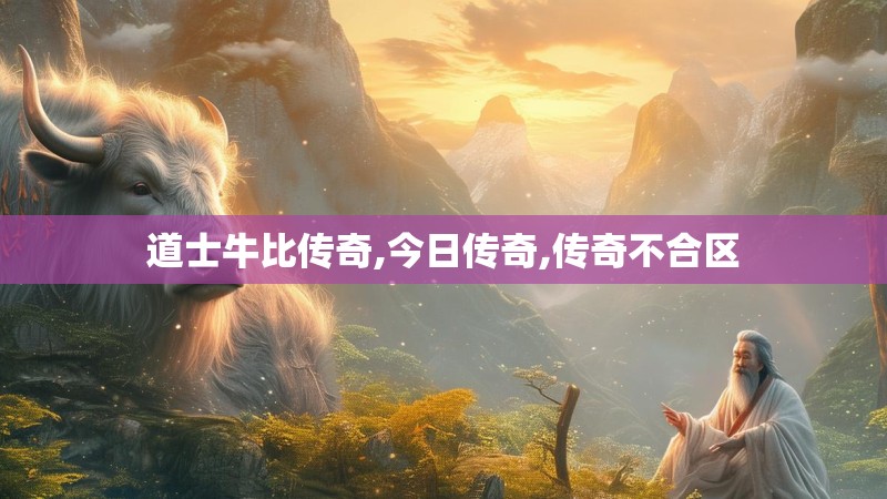 道士牛比传奇,今日传奇,传奇不合区