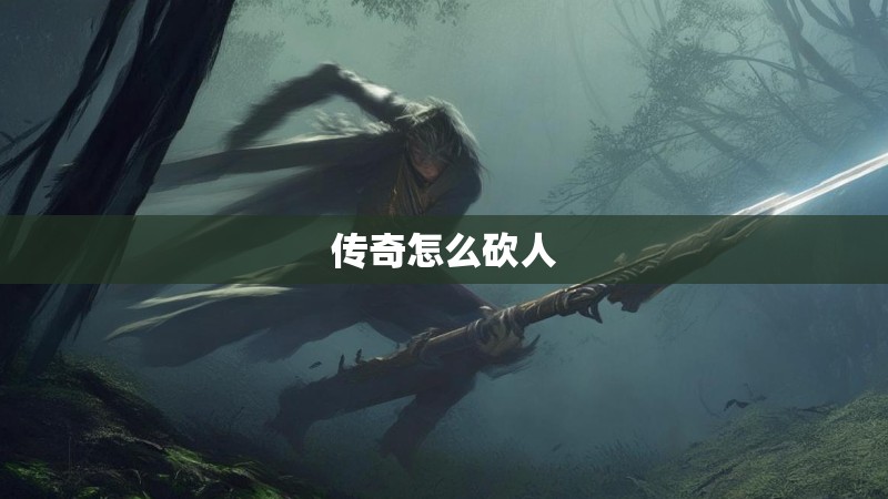 传奇怎么砍人