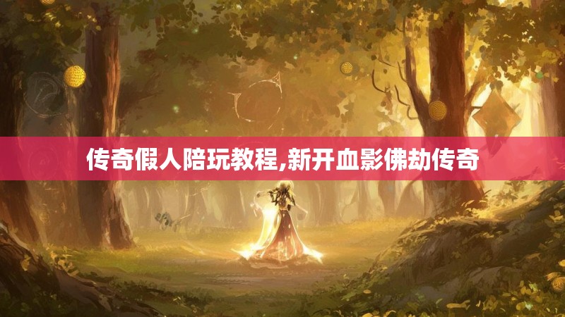传奇假人陪玩教程,新开血影佛劫传奇