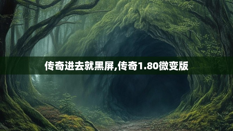 传奇进去就黑屏,传奇1.80微变版