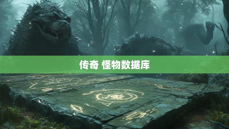 传奇 怪物数据库